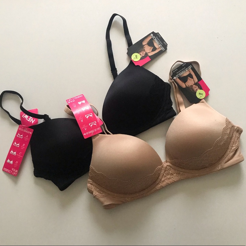 NWT bundle of two bras with lace detail